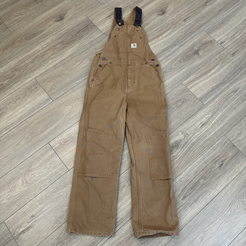 Carhartt Brown Canvas Workwear Overalls